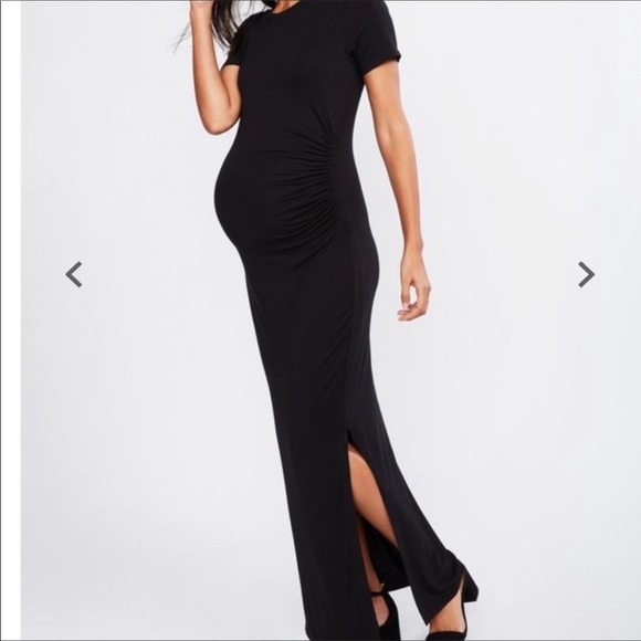 A Pea in the Pod Dresses & Skirts - A PEA IN THE POD Ruched Side Maxi Dress